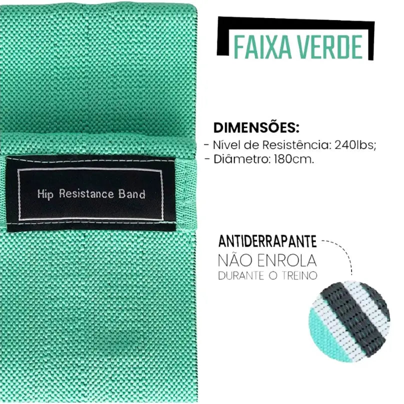 Tonifica+: Bandas De Resistência Para Glúteos e Pernas Vivaonn