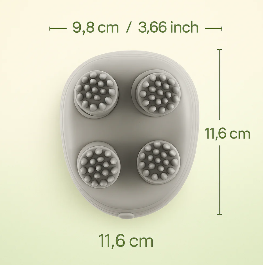 SintaSpa: Massageador Elétrico Para O Couro Cabeludo Vivaonn