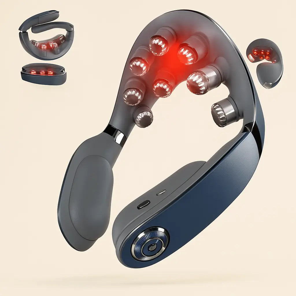 LiviSense: Massageador Térmico Portátil Para O Pescoço Vivaonn