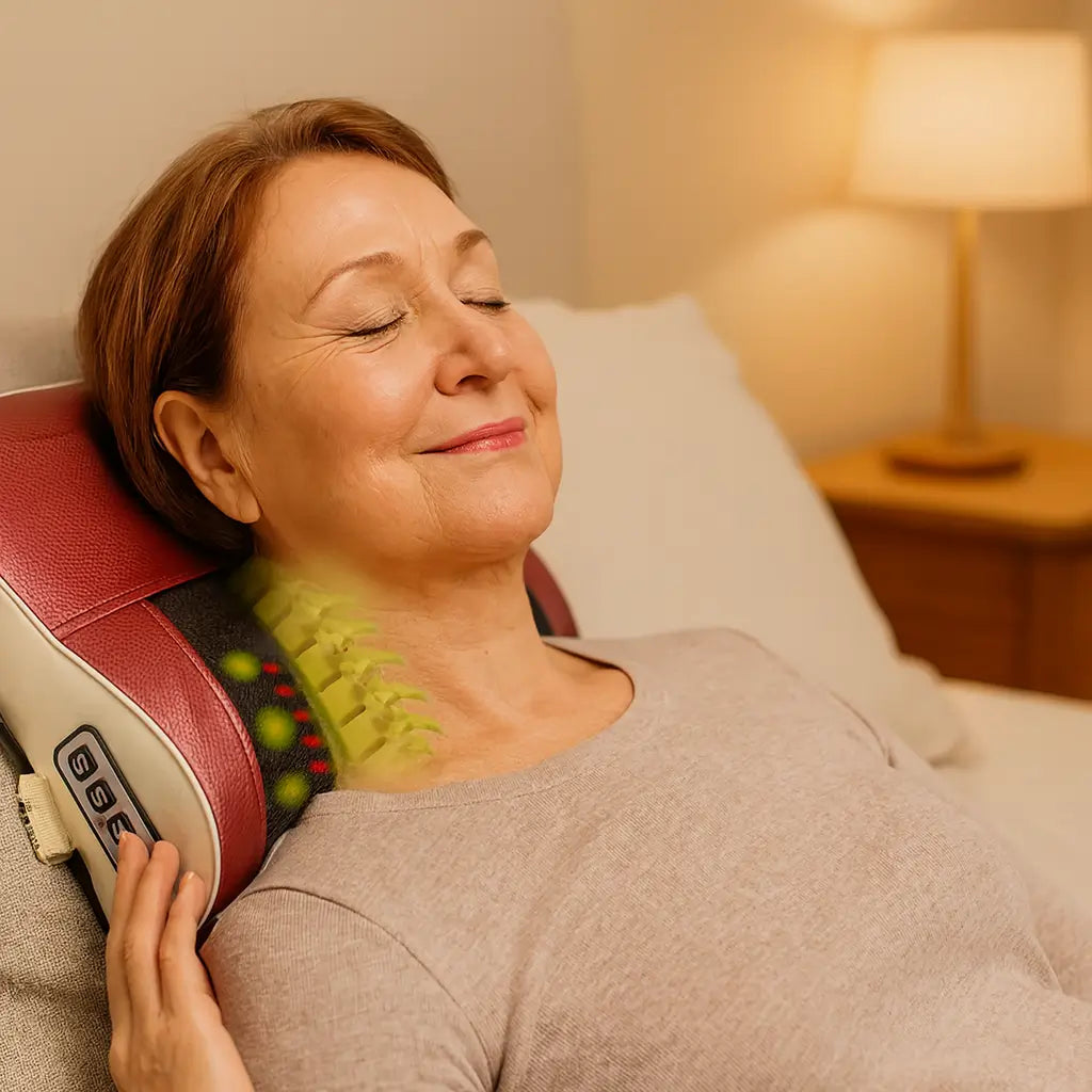 CoreRelief: Massageador Multifuncional De Pescoço E Ombro Vivaonn