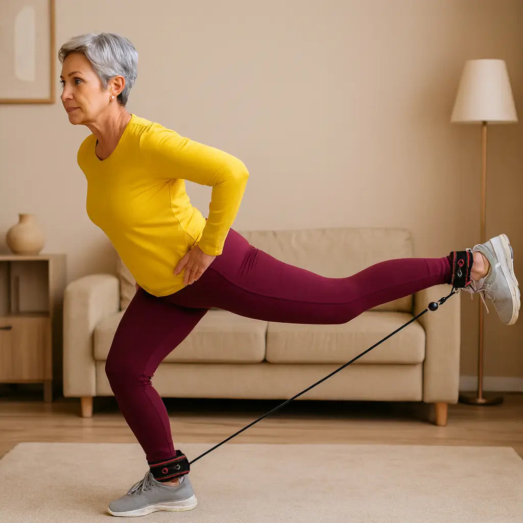 ElasticFit Premium: Tiras de Tornozelo Para Elevação De Glúteos Vivaonn