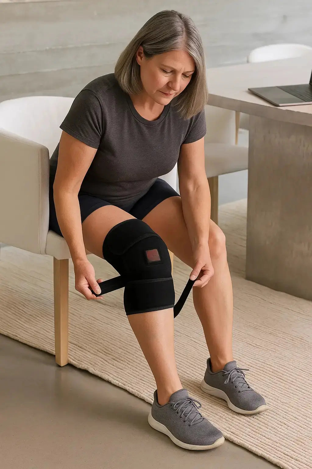 VivaTherm: Joelheira Elétrica com Aquecimento USB – Alívio e Conforto para Seu Joelho Vivaonn