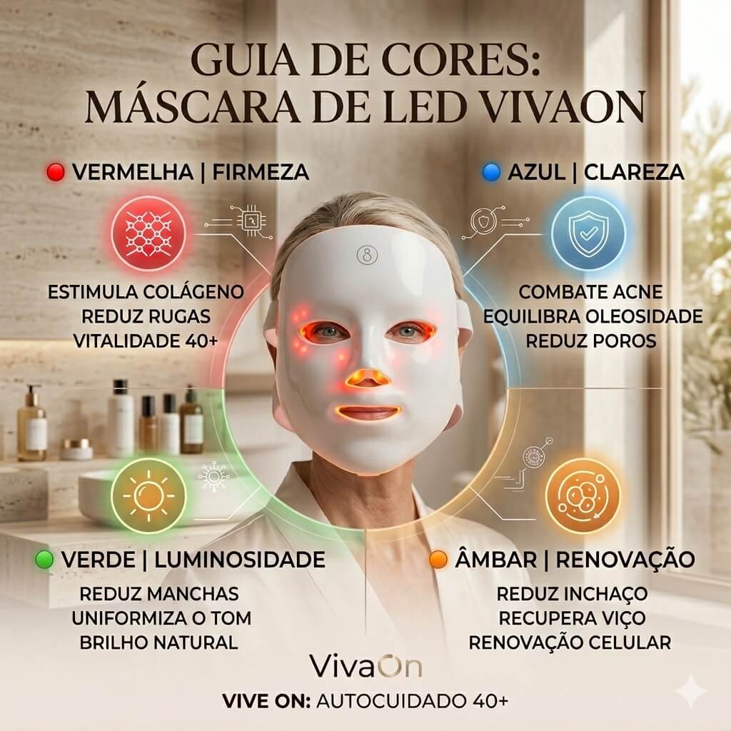 VivaPlena: Máscara de Led Para Terapia em Casa
