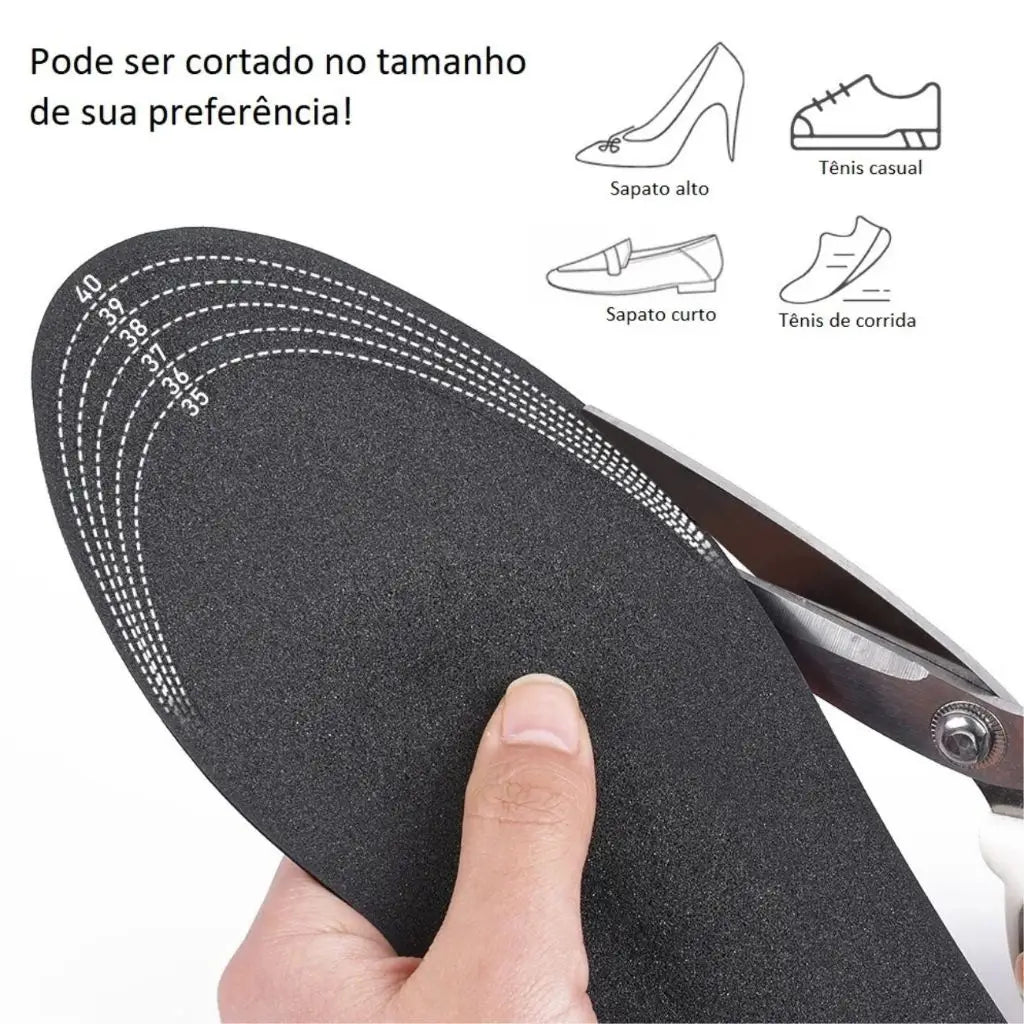 Levita: Palmilha 5D Anti-Impacto Vivaonn