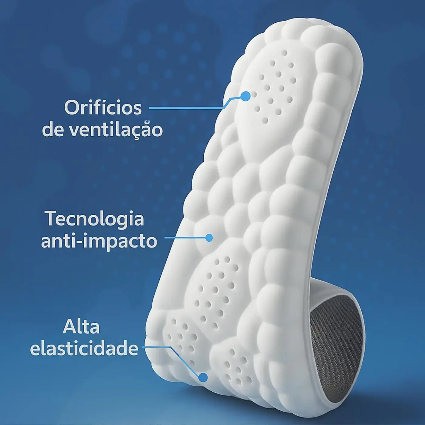Passo Vital: Palmilha Esportiva 4D Anti-Impacto Vivaonn
